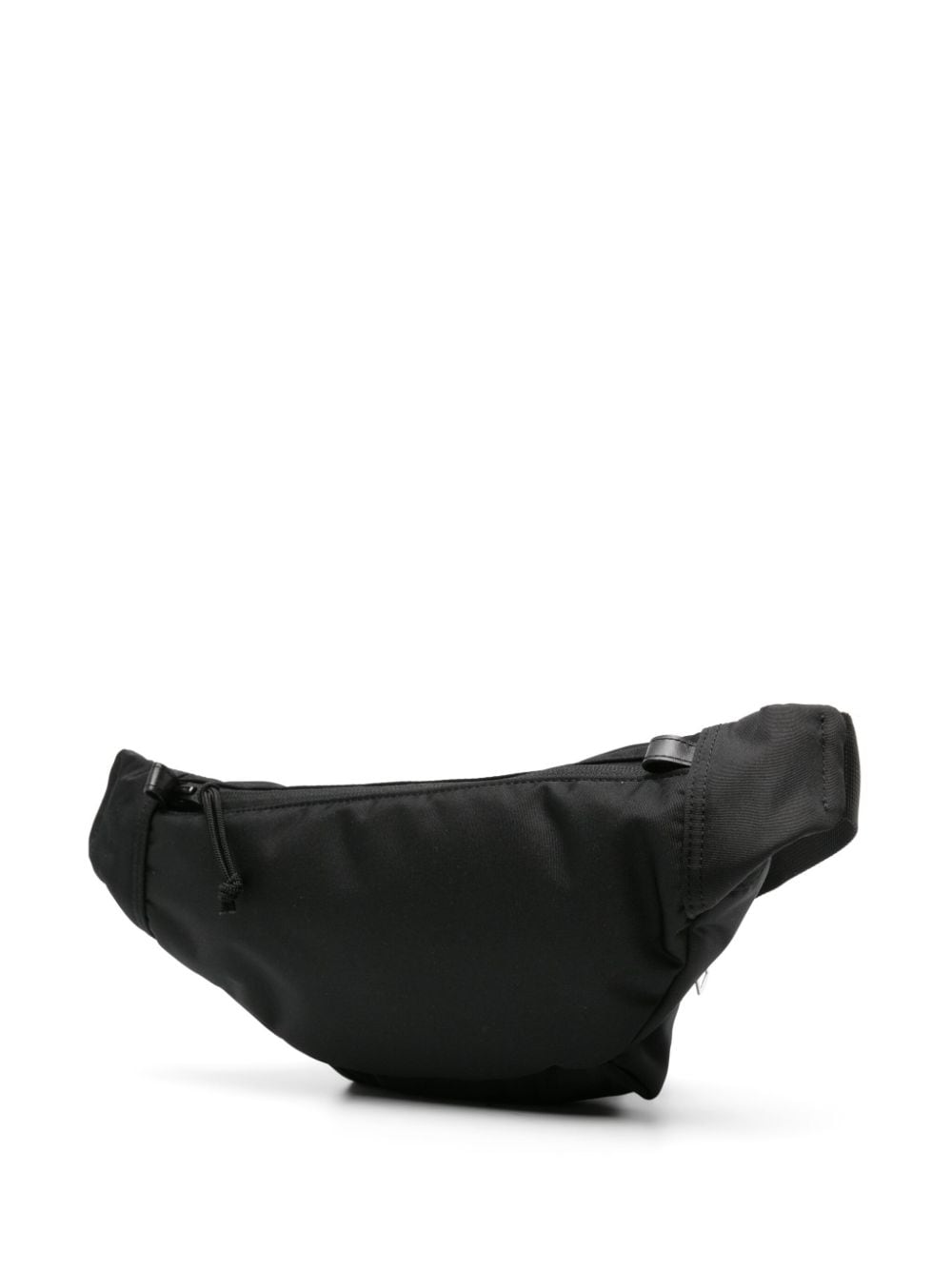 Shop Sacai Logo-patch Belt Bag In Black