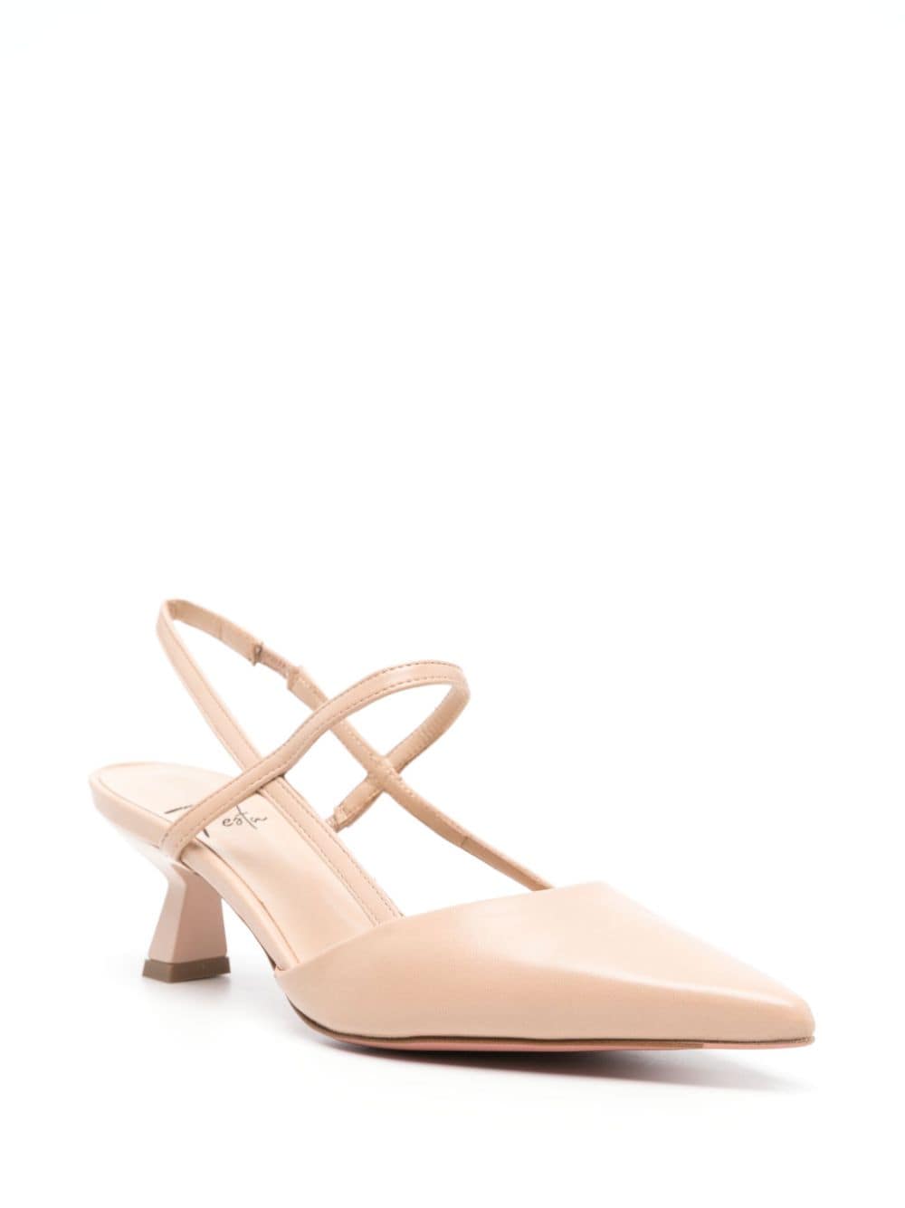 Shop Roberto Festa Amai 60mm Slingback Pumps In 241 Nude Skin