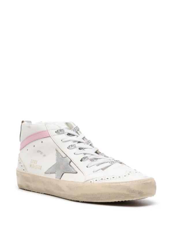 Golden Goose Mid Star high-top Sneakers White FARFETCH IN