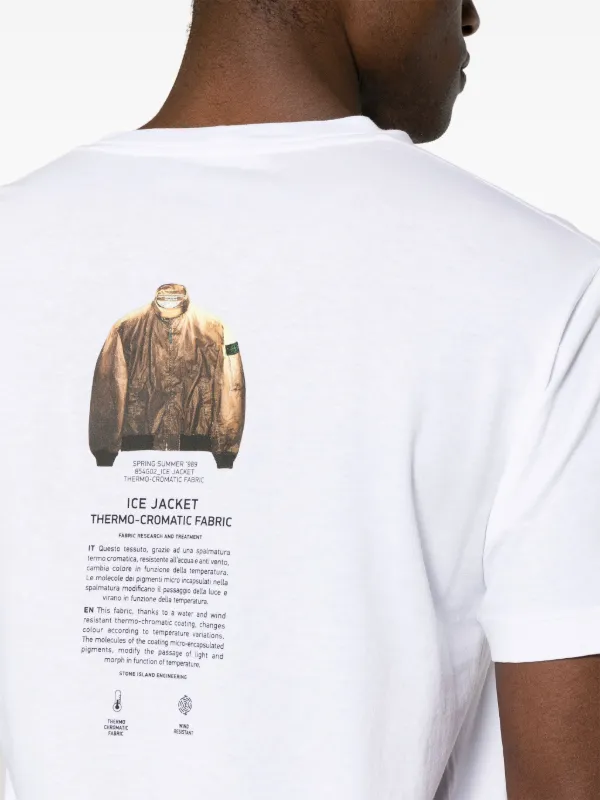 Stone Island ロゴ Tシャツ | ホワイト | FARFETCH JP
