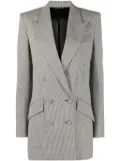 Givenchy dogtooth-pattern wool blazer - Black
