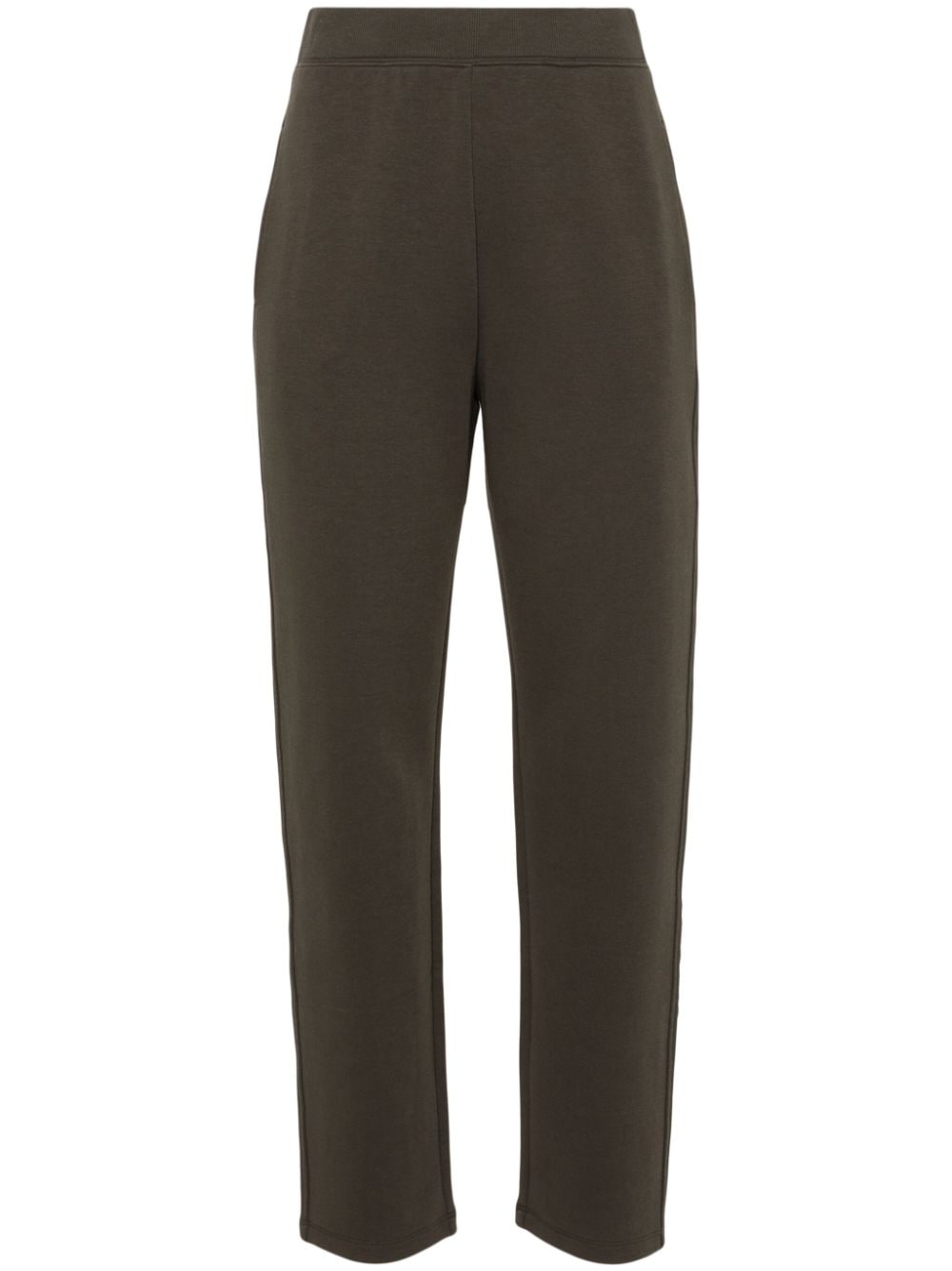 's Max Mara Tapered Jersey Track Pants In Green