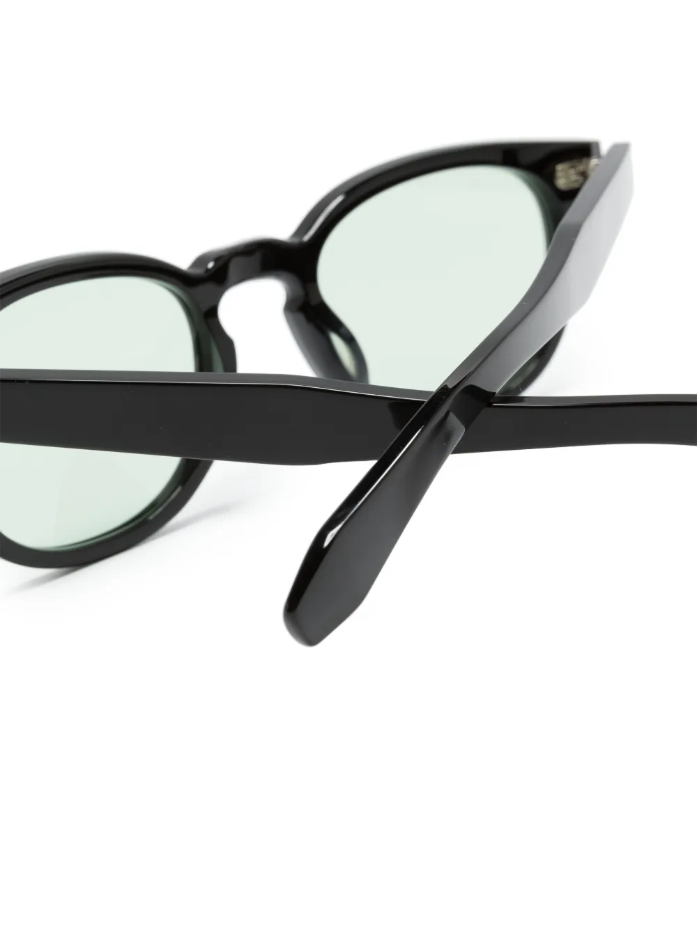 Oliver Peoples N.01 zonnebril met pantos montuur Zwart