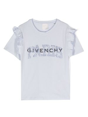 Givenchy Kids logo-print Cotton T-shirt - Farfetch