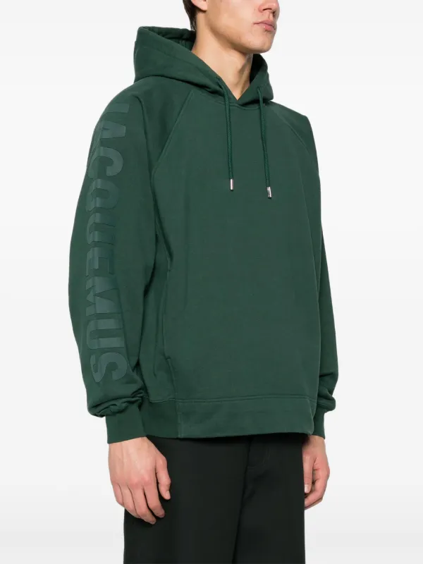 Jacquemus Le Hoodie Typo Top Green FARFETCH CA