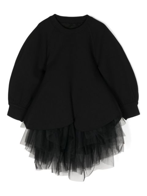 jnby by JNBY tulle-insert sweatshirt dress