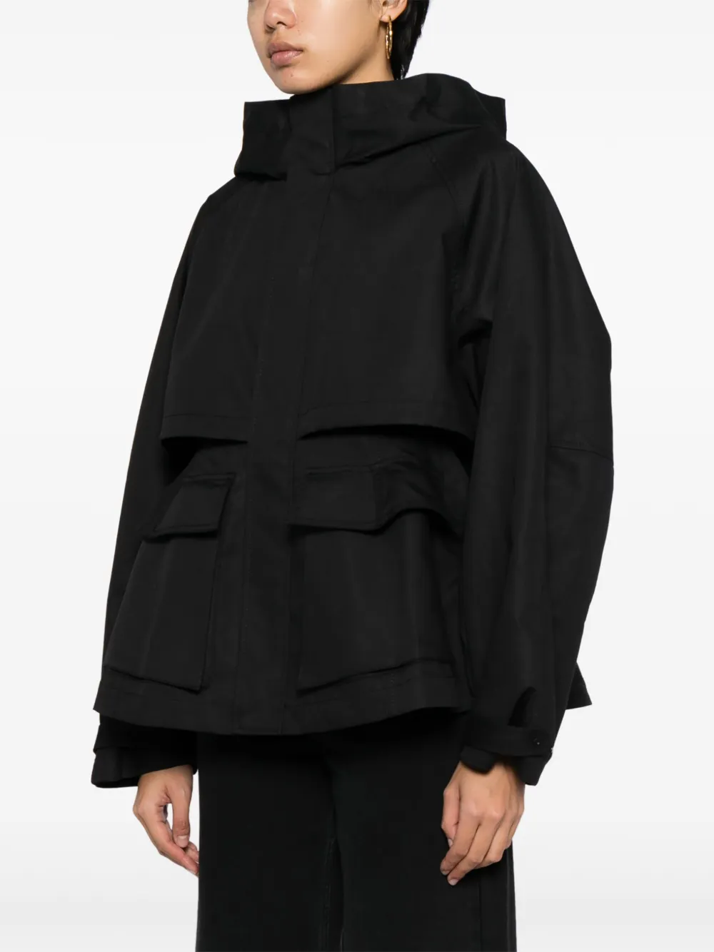 JNBY hooded flap pockets jacket Women