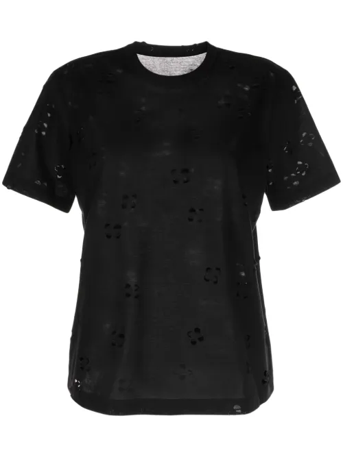 JNBY t-shirt à découpes - Noir - JNBY - Modalova