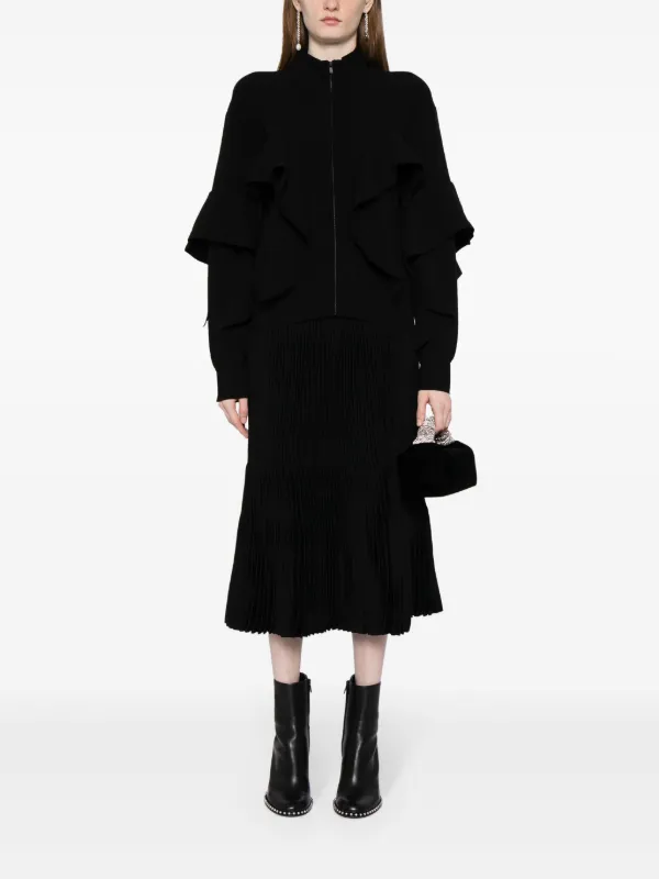 JNBY ジップアップ カーディガン | ブラック | FARFETCH JP 