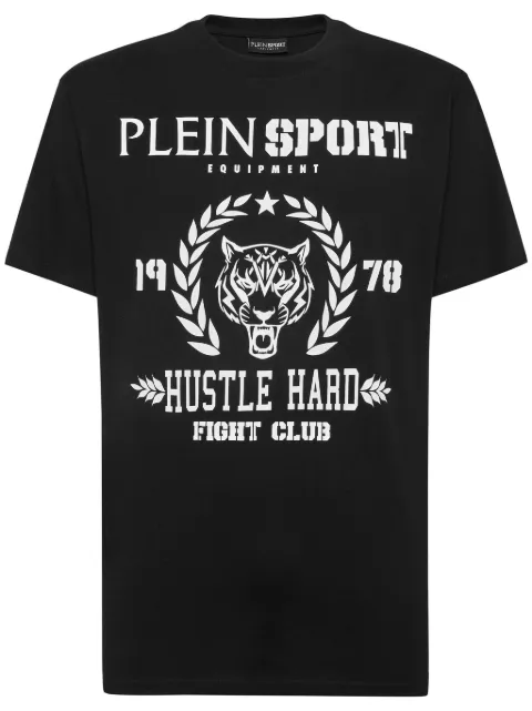 Plein Sport logo-print cotton polo shirt