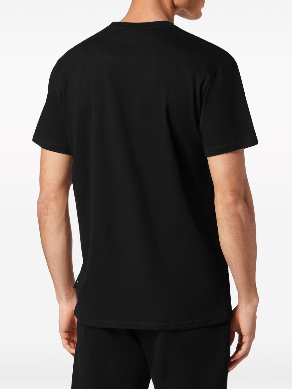 Shop Plein Sport Tiger-print Cotton T-shirt In Black