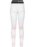 Plein Sport camouflage-print leggings - White