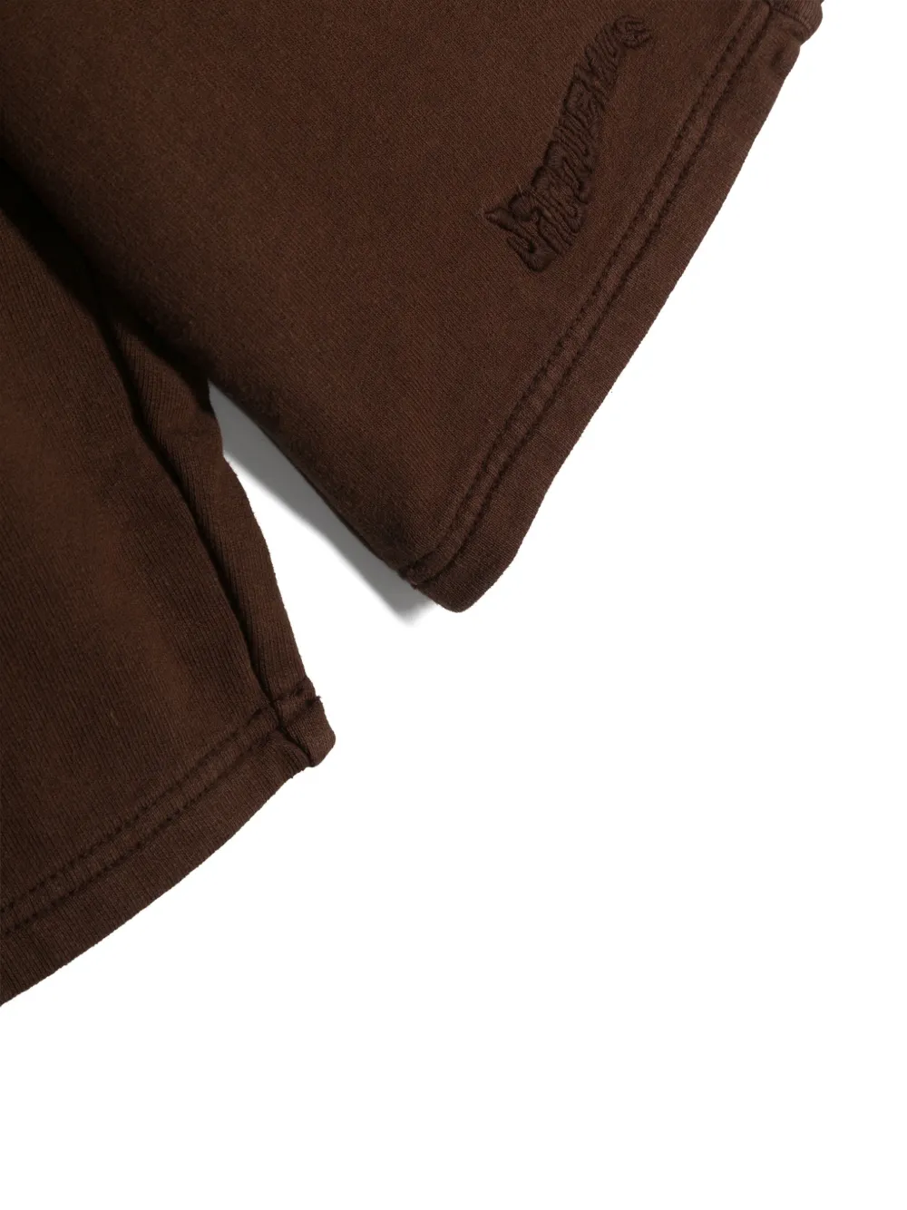 Shop Jacquemus L'enfant Le Short Camargue Cotton Shorts In Brown