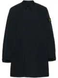Stone Island Compass-badge single-breasted coat - Blue
