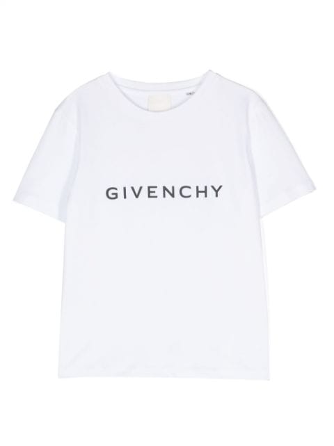 Givenchy Kids logo印花棉T恤