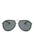 Versace Eyewear Medusa Roller pilot-frame sunglasses - Black