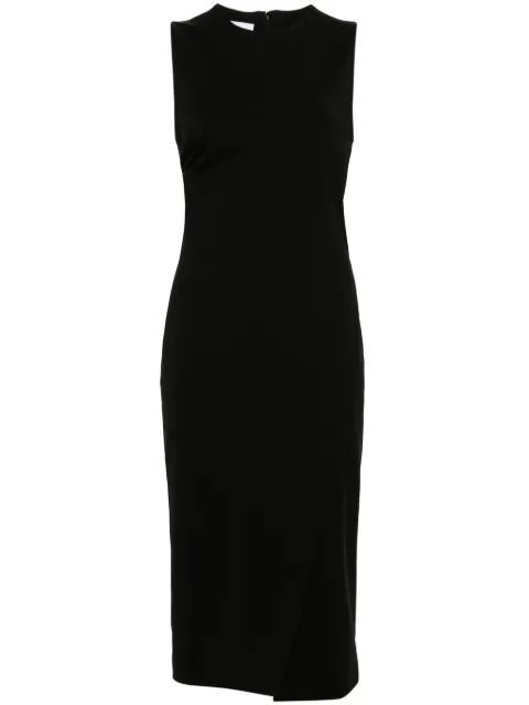 Moschino drape-detail midi dress