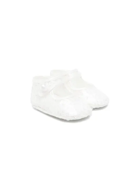 Monnalisa zapatos primeros pasos con lentejuelas