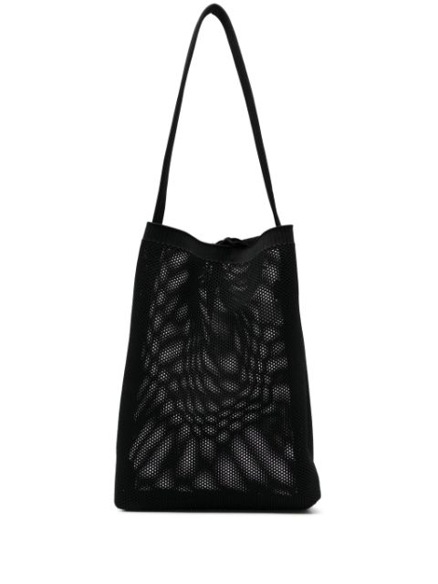 JNBY knitted mesh tote bag Women