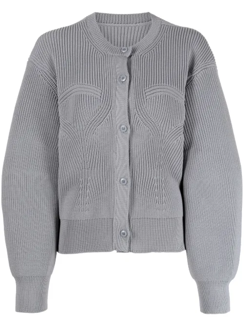 Cardigan en maille nervurée - JNBY - Modalova