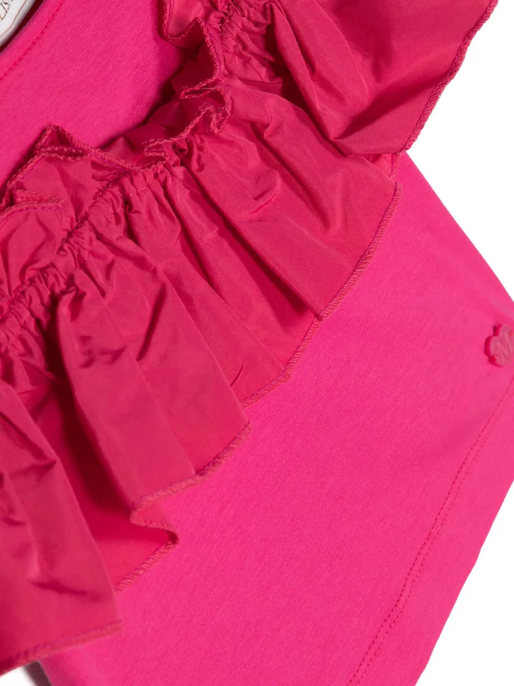 Monnalisa T-shirt met ruches Roze