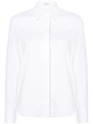 Sacai プリーツディテール シャツ | ホワイト | FARFETCH JP