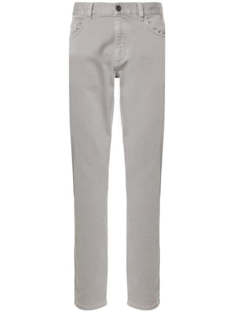 Zegna Calça jeans reta cintura média