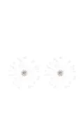Hugo Kreit crystal ball earrings - Silver