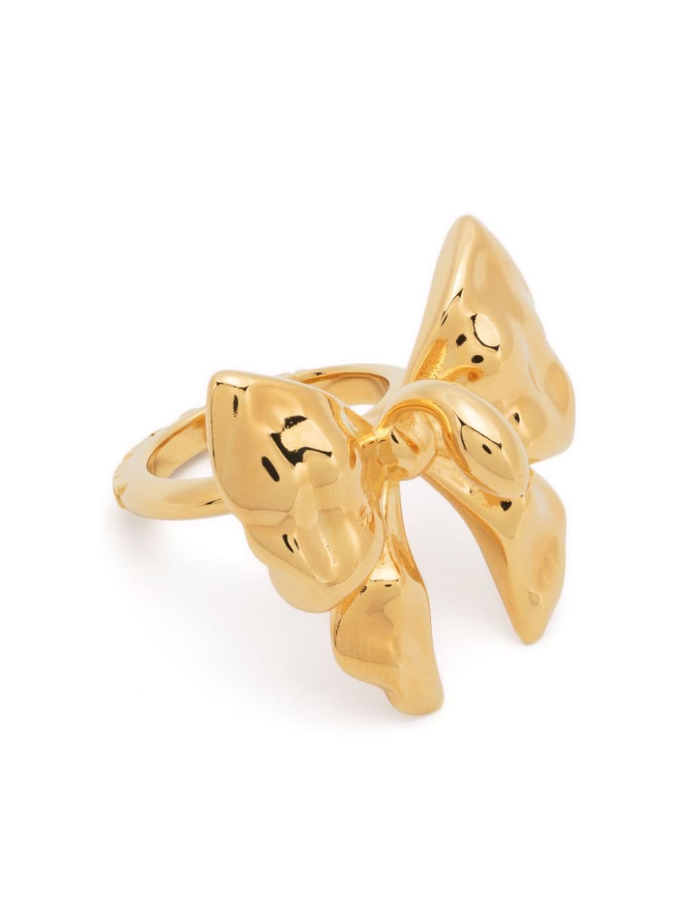 Hugo Kreit Oversized Bow Ring In Gold