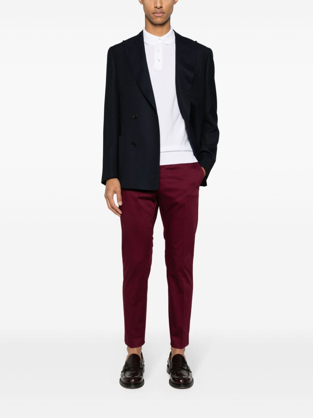 PT Torino Cropped pantalon - Rood