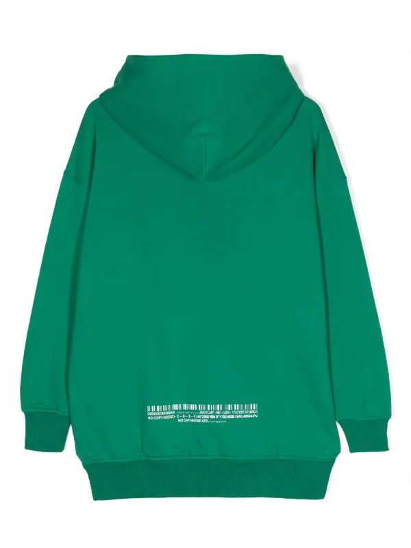 Dolce & Gabbana DGVIB3 プリント フーディ パーカー グリーン Dolce & Gabbana DGVIB3 DGVIB3 プリント パーカー | グリーン