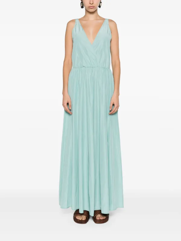 Forte Forte ドレス floral flared maxi dress Forte Forte Floral-Print Maxi Dress in Blue | Lyst
