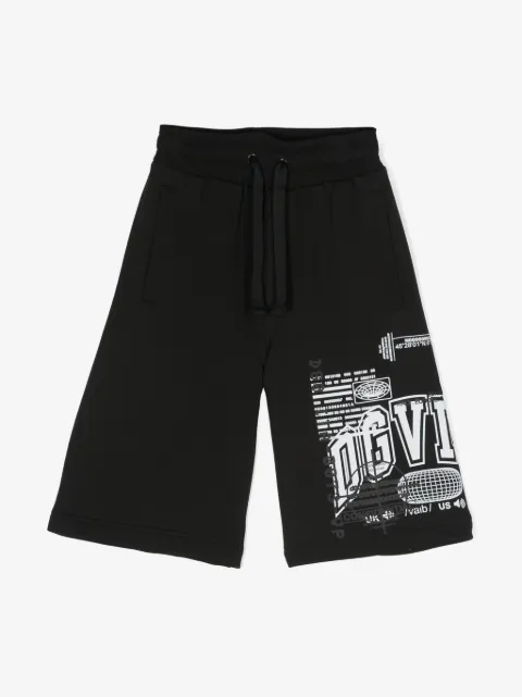 Dolce & Gabbana DGVIB3 DGVIB3-print cotton jersey shorts