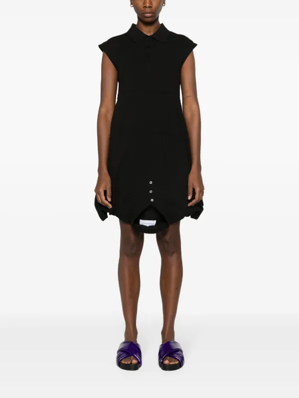 Viktor Rolf Upside Down Polo Shirt Dress Black FARFETCH IN