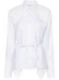 Viktor & Rolf Volant open back tied shirt - White