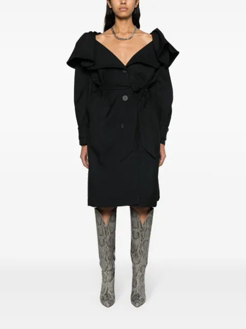 Viktor & Rolf belted gabardine trench coat EO01124 - 1