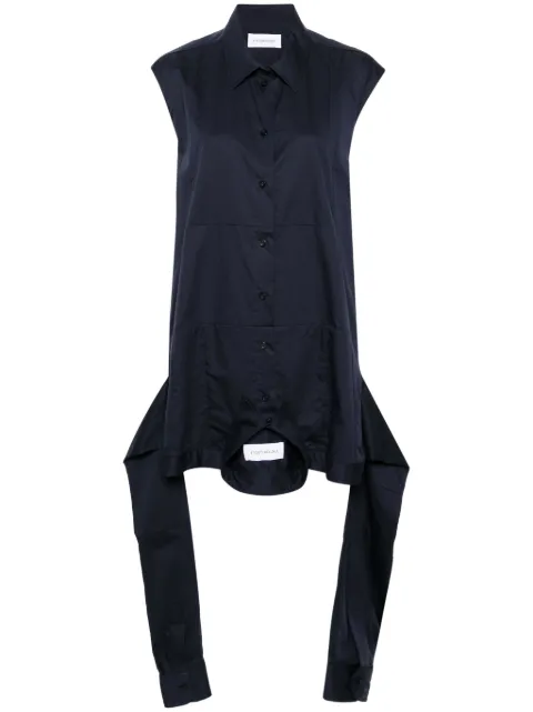 Viktor & Rolf Upside Down poplin shirtdress
