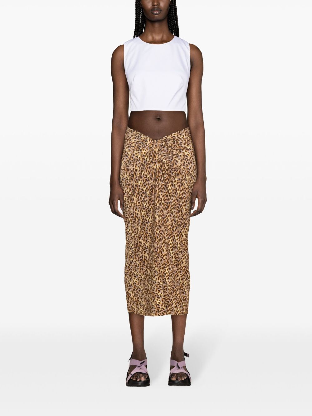 VIKTOR & ROLF WRAPAROUND CROPPED TOP 