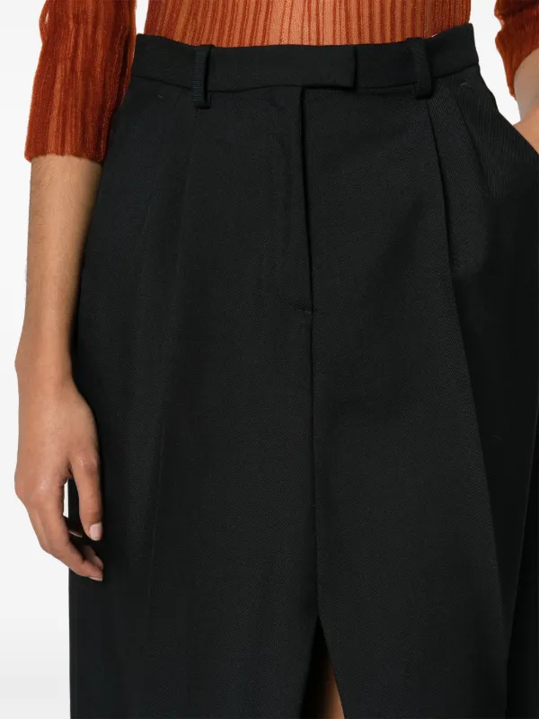 Viktor Rolf High Waist maxi rok Zwart FARFETCH NL