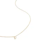 Monica Vinader 14kt yellow gold small Initial P necklace