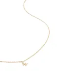 Monica Vinader 14kt yellow gold small Initial W necklace