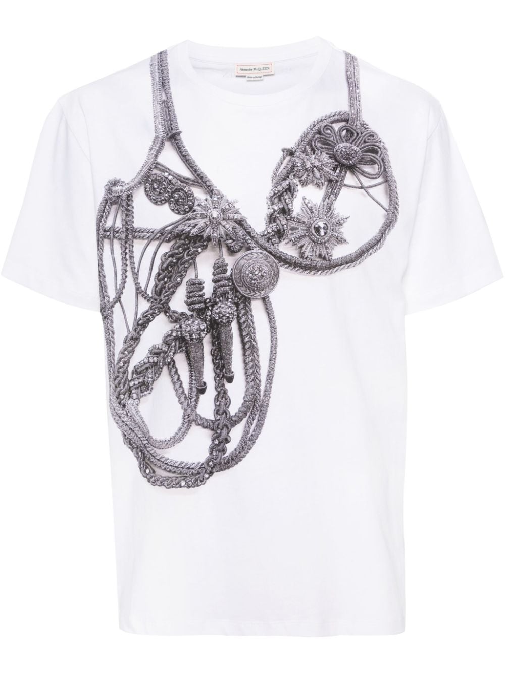 Alexander McQueen Katoenen T-shirt met print Wit