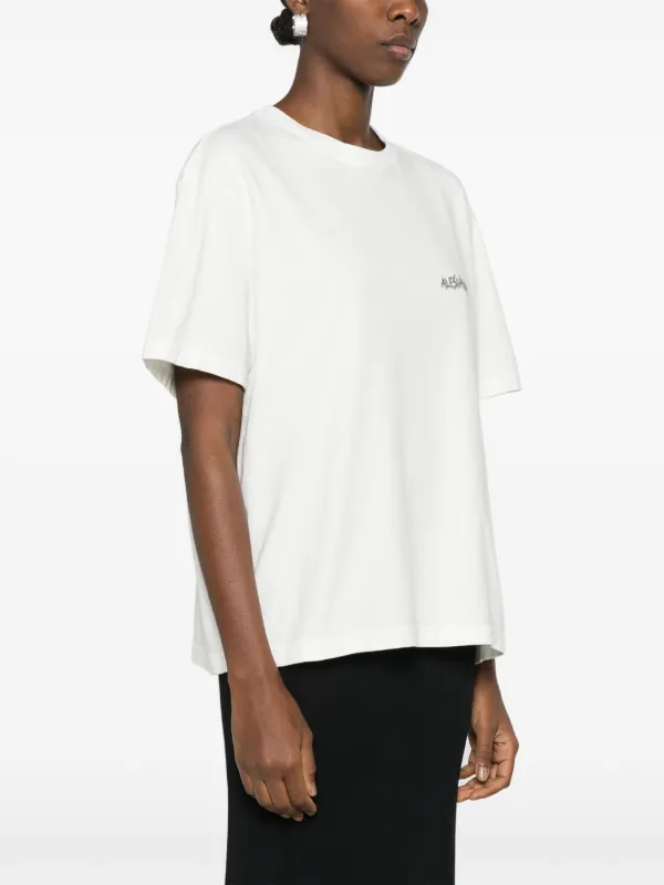 Tシャツ・カットソー ALESSANDRA RICH Maglia Alessandra Rich Embellished cotton-jersey T-shirt Alessandra