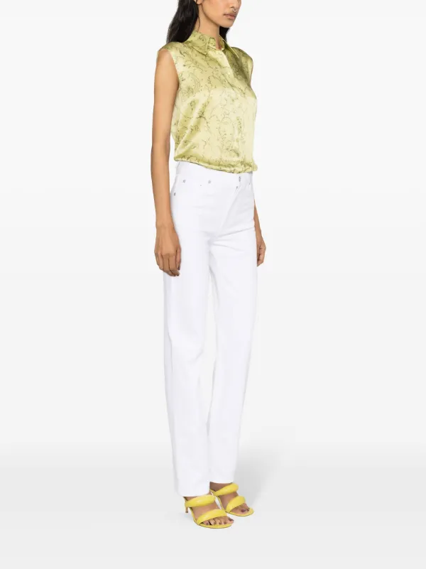 Fabiana Filippi mid-rise straight-leg Jeans | White