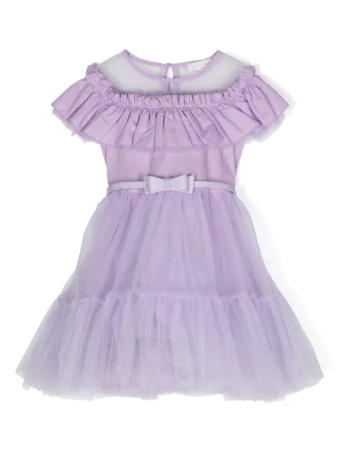 Monnalisa vestido con detalle de volantes