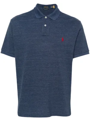 Polo Ralph Lauren logo-embroidered short-sleeve Polo Shirt | Blue