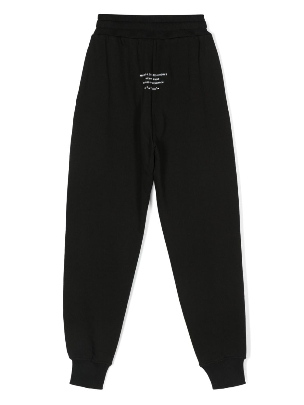 Shop Dolce & Gabbana Dgvib3 Dgvib3-print Cotton Track Pants In Black