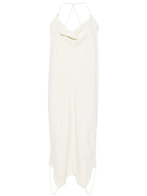 Viktor & Rolf Upside-down crepe slip dress