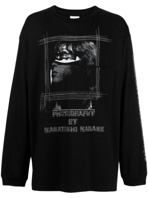 Takahiromiyashita The Soloist x Masatoshi Nagase photograph-print sweatshirt