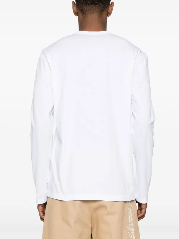 未使用　JAMES PERSE バックオープンロンT 背中見せ James Perse ロングTシャツ | ホワイト | FARFETCH JP
